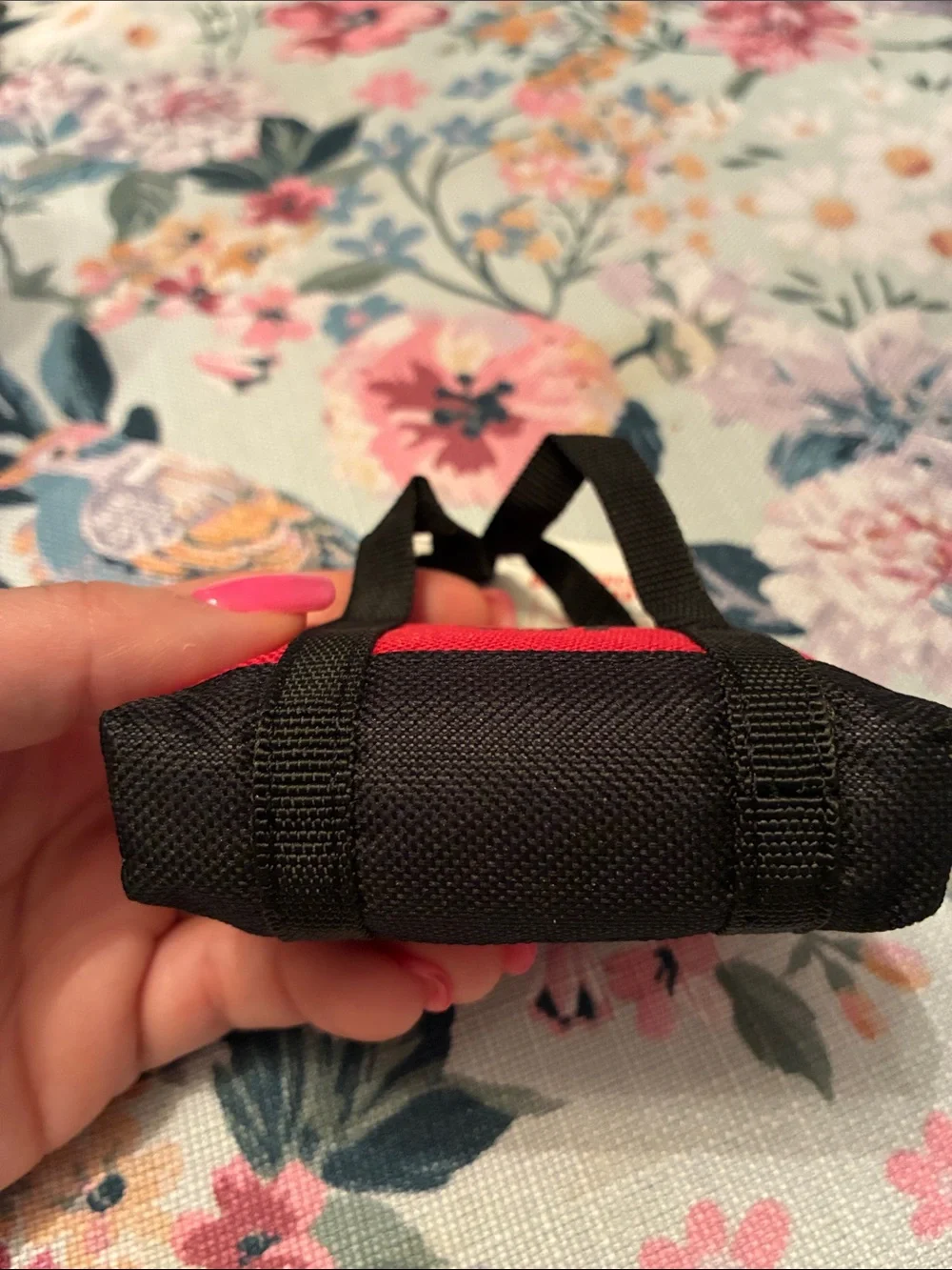 Trader Joe's Red Micro Tote Grocery Bag